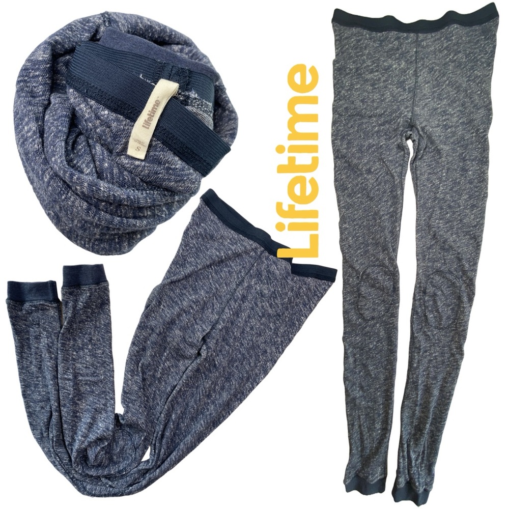 LIFETIME Leggings Cotton Heather Blue